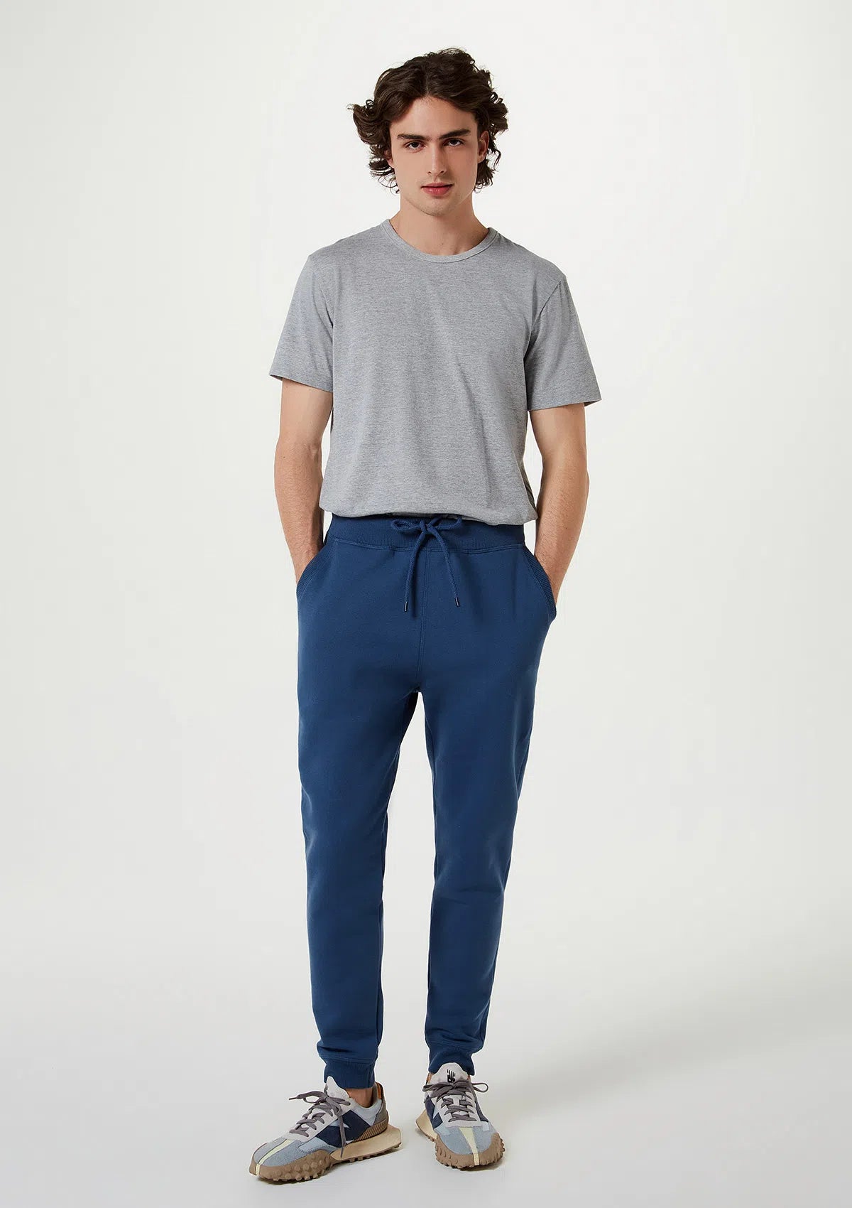 Men's blue jogger pants