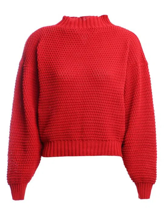 Red Tricot Sweater