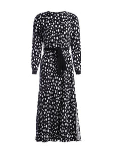 Medium Black Pattern Dress