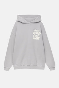 Flower Gray Hoodie