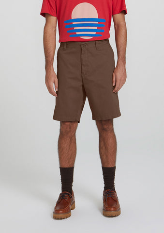 Basic masculine shorts - Brown
