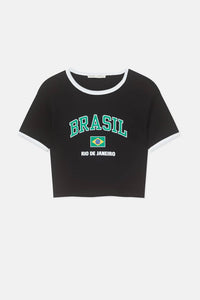 CROPPED SHIRT - BRAZIL