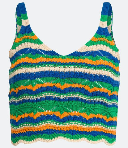 Colorful pattern tank top