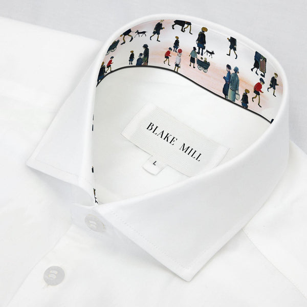WHITE WITH LOWRY ACCENTS SHIRT